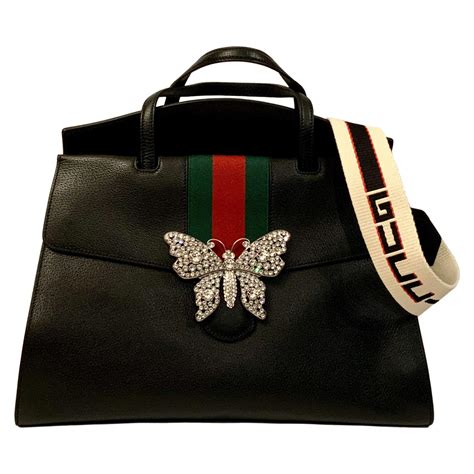 gucci handbag butterfly|gucci handbag with butterfly.